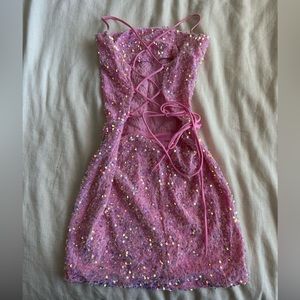 Pink Sequin dress